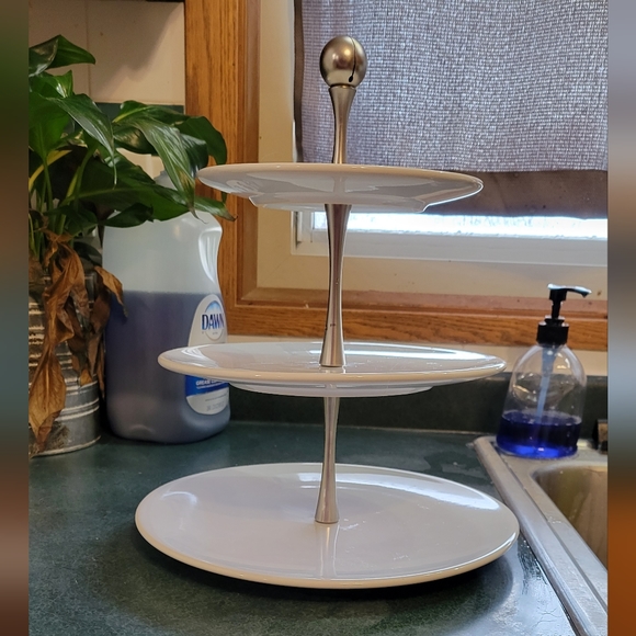 Pampered Chef Kitchen Pampered Chef 3 Tier Serving Tray Poshmark